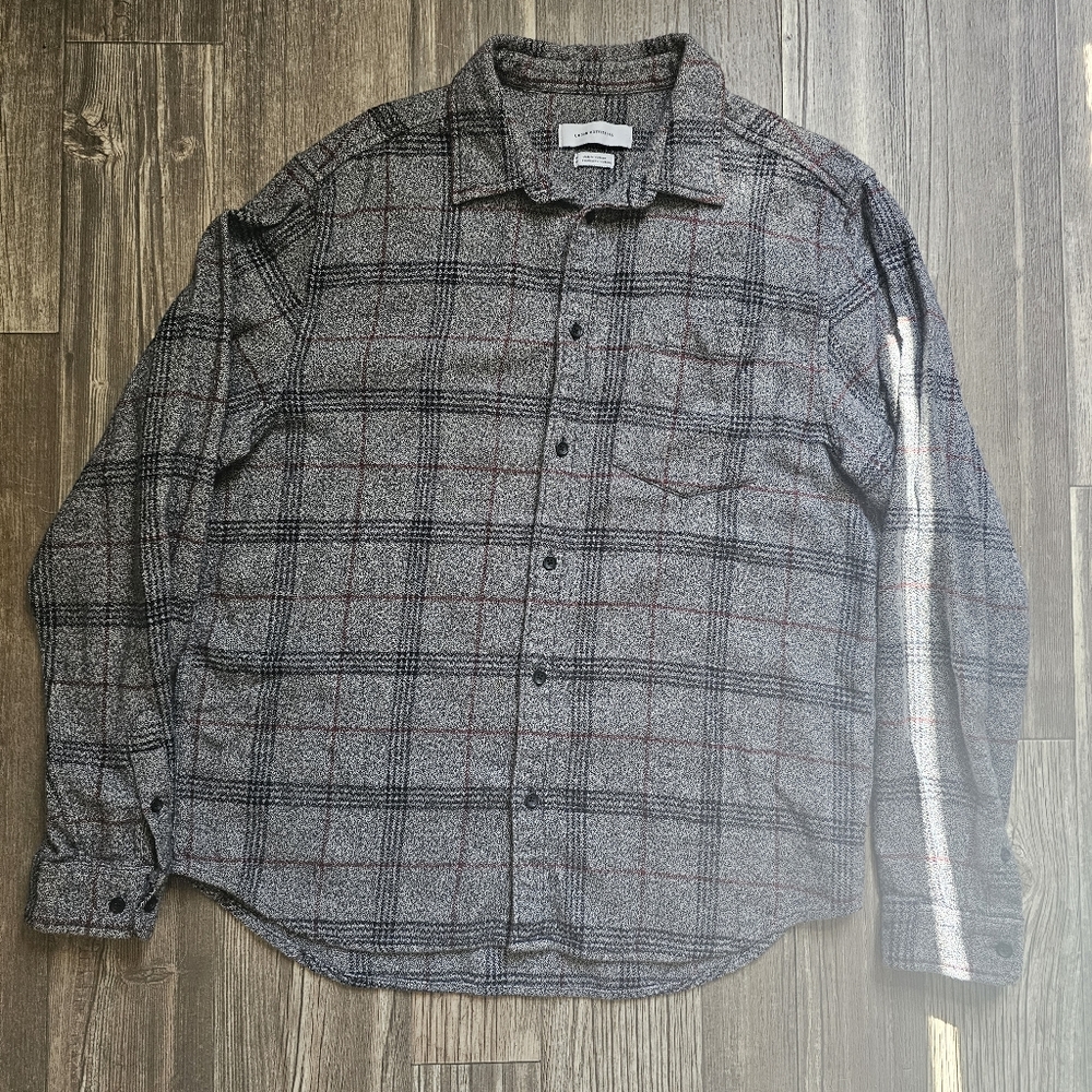 Urban Outfitters Gray Flannel Shirt